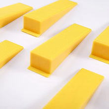 Load image into Gallery viewer, Tile Leveling System Wedges, Reusable Tile Leveler Wedges for 1/8",1/12",1/16", 1/32" Spacers and Tile Leveling System Clips, Tile Leveler Tools for Wall/Floor Tile & Stone Installation(Yellow)